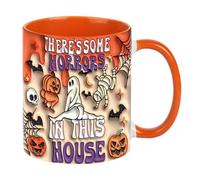 Taza divertida de Halloween | Taza de Halloween de 350 ml | Taza de Café Maravillosa | Taza de Cerámica Viajes para Hombres Mujeres Amantes Cumpleaños Otoño Navidad Acción de Gracias Holiday Otoño
