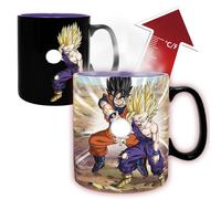 Taza Dragon Ball Cambia Color 460ml Goku Gohan Cell ABYSTYLE