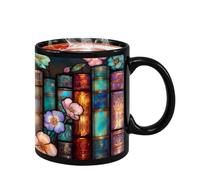 Taza Estantería 330 ml Taza de Cerámica con Asa