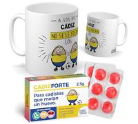 Taza F.C Cádiz para Niños | A los del Cádiz no se le tocan los …| Accesorio para Hinchas del Cádiz | Regalos Únicos para Fanáticos Cadistas | Taza de Té | Cerámica de Calidad | Capacidad 350 ML