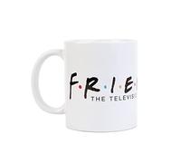 Erik Taza Friends Logo Serie – 350 ml cerámica apta lavavajillas, 9,5 cm × 8 cm, con caja