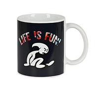 Taza Grande de Cerámica El Niño Life Is Fun, 80x95 mm