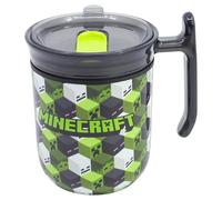 TAZA HARMONY DOBLE PARED CON TAPA 470 ML MINECRAFT ICONICMONO