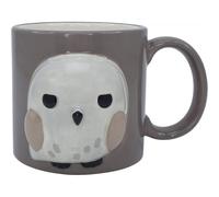 Taza Hedwig Hogwarts Is My Home Kawaii Harry Potter Con Relieve Cerámica 350 ml