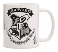 Taza Hogwarts Escudo Negro Harry Potter Cerámica 315 mls