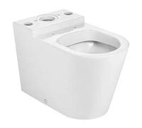 Roca Inodoro completo Inspira Round – de porcelana, acabado blanco, Rimless