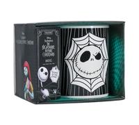 Taza Jack Skellington que brilla en la oscuridad - Producto oficial Disney, regalo coleccionable para fans de Nightmare Before Christmas, taza de cerámica, 300ml