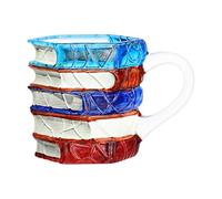 Taza Libro de Capítulos | Decoración 3D,Taza Bibliófilo,Para Hogar Cocina Oficina Bar Mujeres Hombres Cumpleaños Y De