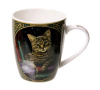 Taza Lisa Parker Adivina con Gato de Porcelana 300ml Multicolor