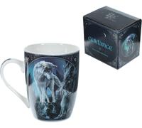 Taza Lisa Parker Wolf Porcelana 300ml, Diseño Celta, 1 Pieza