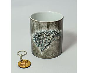 Taza + llavero - Juego de tronos - Casa Stark