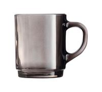 Taza Luminarc Alba de Vidrio 25 ris Brillo | Fabricada en Francia Gray 25cl