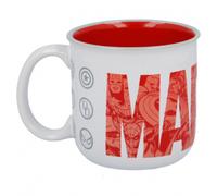 Taza Marvel de Cerámica Blanca 400 Ml