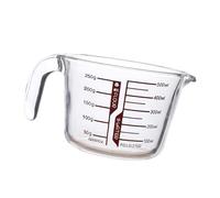 Taza medidora de vidrio grueso de calidad para hornear y cocinar en casa Marcas fáciles de ancha Segura para líquidos calientes Taza medidora de cocina para hornear