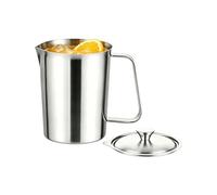 Taza Medidora,Recipiente de Acero Inoxidable con Doble Escala Resistente al Calor - Taza Medidora de Doble Marcado,para Cocinar Hornear Preparar Cocina Horno Lavavajillas Congelador Hogar