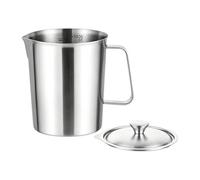 Taza Medidora,Recipiente Resistente al Calor con Doble Escala y Tapa - Utensilios de Medición para Cocina,para Cocinar, Horno, Lavavajillas, Congelador, Cocina, Hogar
