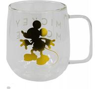 Taza Mickey Mouse Cristal Doble Pared 290 mls