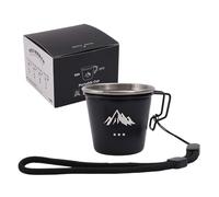 Taza Mini Para Café Llavero Portátil de Acero Inoxidable Anticorrosivo