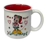 Taza Minnie Disney tema navidad modelo mug cerámica taza tazón desayuno 414ml para niños