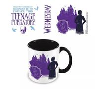 Taza Mug Cerámica Pyramid Miercoles Wednesday Escapar de Este Pulgatorio de Adolescentes 315ml