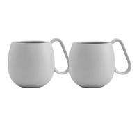 Taza mug NINA, juego de 2 piezas, 250 ml, gris, Viva Scandinavia