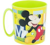 Taza Oficial Mickey Mouse Verde Vibrante con Motivo Estampado Original de 350 Ml
