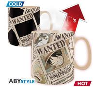 Taza One Piece Cambia Color 460Ml Wanted Caja De Cartón