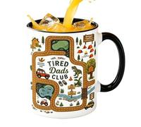 Taza Para Café Para Papá Taza 330 ml con Diseño de Coche y Mapa