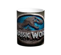 Taza Parque Jurasico. Jurassic World. Jurassic Park. Blue. Owen. Alan. Ellie. Hammond. Lex. Tim. Claire. Maisie