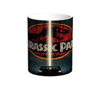 Taza Parque Jurasico. Jurassic World. Jurassic Park. Blue. Owen. Alan. Ellie. Hammond. Lex. Tim. Claire. Maisie