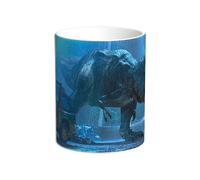 Taza Parque Jurasico. Jurassic World. Jurassic Park. Blue. Owen. Alan. Ellie. Hammond. Lex. Tim. Claire. Maisie