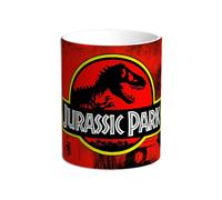 Taza Parque Jurasico. Jurassic World. Jurassic Park. Blue. Owen. Alan. Ellie. Hammond. Lex. Tim. Claire. Maisie