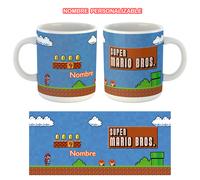 Taza Personalizada Super Mario Bros pon tu nombre en ella ideal para regalo Orca