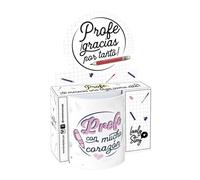 Taza Profe con Mucho Corazón - Regalo Original para Profesores