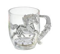 Taza que , vaso LED que cambia de color, taza activada por agua de 720 ml, diseño en forma de caballo, efecto iluminado, artículo de categoría novedoso, taza iluminada, uso en