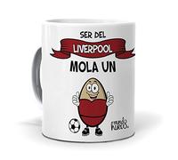 Taza Regalo Original Futbol. Ser del Liverpool Mola un Huevo. Ceramica AAA - 350 ml.