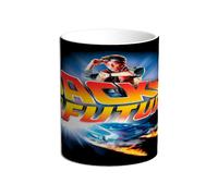 Taza Regreso al futuro. Marty Mcfly. Doc Emmett Brown. Delorean. Biff Tannen. Great Scott. 1,21 Gigavatios