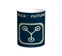 Taza Regreso al futuro. Marty Mcfly. Doc Emmett Brown. Delorean. Biff Tannen. Great Scott. 1,21 Gigavatios