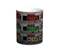 Taza Regreso al futuro. Marty Mcfly. Doc Emmett Brown. Delorean. Biff Tannen. Great Scott. 1,21 Gigavatios