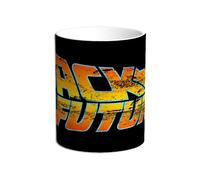 Taza Regreso al futuro. Marty Mcfly. Doc Emmett Brown. Delorean. Biff Tannen. Great Scott. 1,21 Gigavatios
