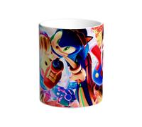 Taza Sonic the Hedgehog. Erizo. Robotnik. Miles. Tails. Sombra