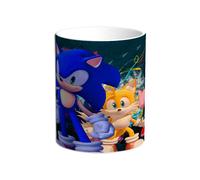 Taza Sonic the Hedgehog. Erizo. Robotnik. Miles. Tails. Sombra