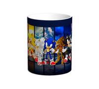 Taza Sonic the Hedgehog. Erizo. Robotnik. Miles. Tails. Sombra