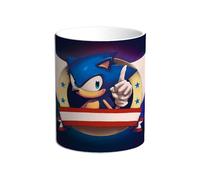Taza Sonic the Hedgehog. Erizo. Robotnik. Miles. Tails. Sombra