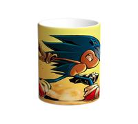 Taza Sonic the Hedgehog. Erizo. Robotnik. Miles. Tails. Sombra