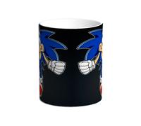 Taza Sonic the Hedgehog. Erizo. Robotnik. Miles. Tails. Sombra