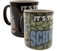 Taza Térmica Cambia Con El Calor It's Time To Get Schwifty Rick & Morty Cerámica 320 mls