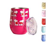 Taza térmica de acero inoxidable con tapón térmico - 300 ml - Diseño italiano Cup Thermo Snoopy (doble pared) Mantén: 6 horas caliente y 12 horas frío | Ideal para infusiones, té, leche
