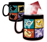 Taza Térmica Eevee Cambia De Color Pokémon Cerámica 460 mls