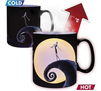 Taza Térmica Jack & La Luna Pesadilla Antes De Navidad Disney Cerámica 460 mls